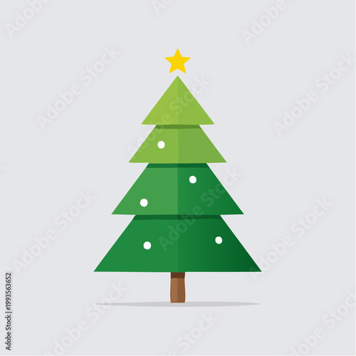 Minimalistischer Tannenbaum