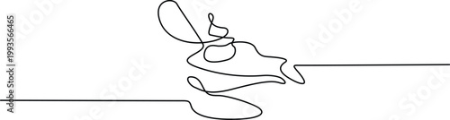 A whimsical line drawing of a bird with a long tail and a whirl of abstract shapes around it Vector