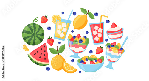 A bright and refreshing sliced lemon against a clean white background evokes feelings of zest, freshness, and a vibrant, optimistic mood suitable for 