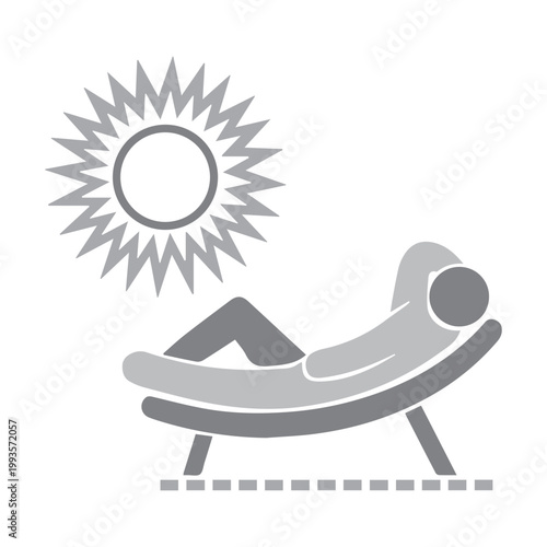 Relaxing under the sun