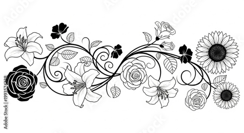 floral design element