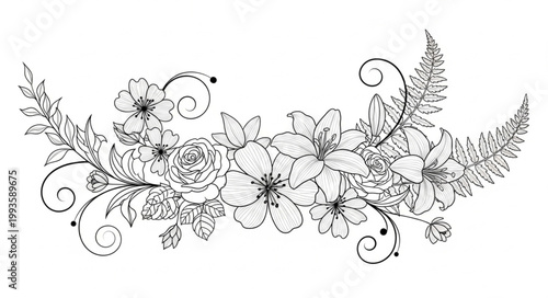 vector floral ornament