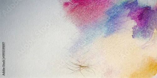 Abstract abstract watercolor washes in a vibrant, artistic display, evoking a sense of creativity and artistic expression for art, banner, web, ui, branding