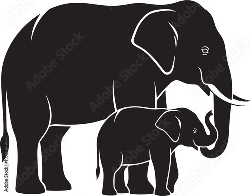 Four black cats in various sizes wearing ghost costumes with draped fabric and white eyes for spooky halloween holiday display.