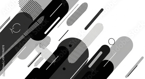 set of silhouettes of knives