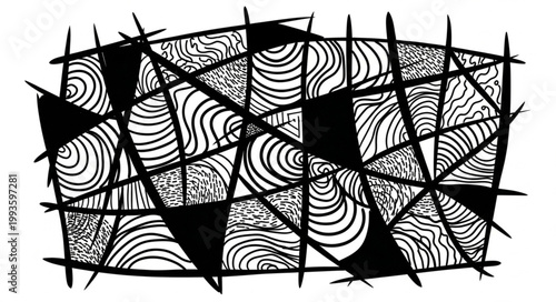 black and white background