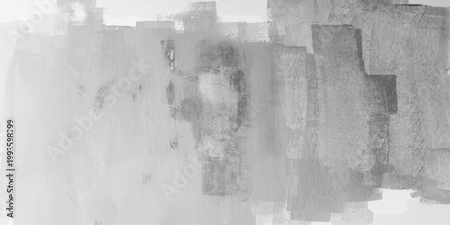 Abstract Abstract gray-scale architectural facade composed of geometric forms, evoking a minimalist aesthetic. A play of light and shadow for art, banner, web, ui, branding