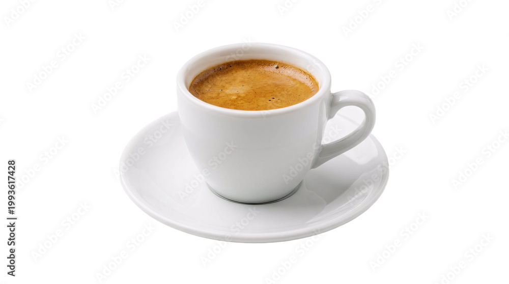 Fototapeta premium coffee cup isolated on white background