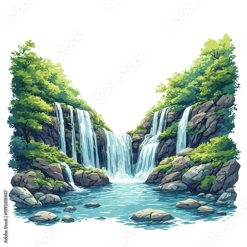 waterfall design very cool