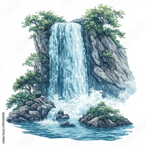 waterfall design very cool