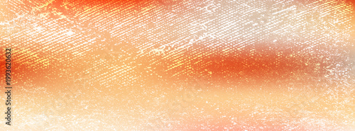Modern orange and yellow vector gradient background with a distressed, scratch halftone texture overlay. Perfect for retro designs, energetic banners, and clean presentation slides.