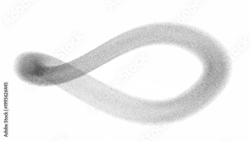Infinity Symbol Made of Particles Loop – Abstract Endless Motion