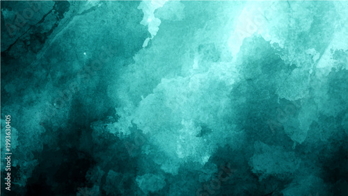 Vector An abstract aqua painting reminiscent of ethereal clouds. A fusion of light and shadow, capturing the essence of water and sky with layered hues, ideal for artistic use.