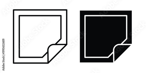 Nicotine patch icon concept. Thin line symbol. Solid icons