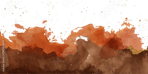 Old vintage grunge world map on rusty red painted textured background with antique atlas style