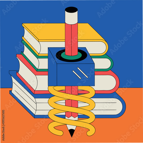 A pencil sharpener with a wooden pencil