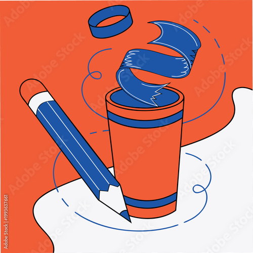 A pencil sharpener with a wooden pencil