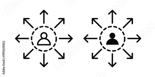 Opportunity icon concept. Thin line symbol. Solid icons