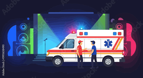 Ambulance at Concert: Emergency Response and Medical Aid at a Live Event