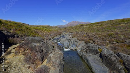 Aerial panorama of a wide river winding through rural countryside on the North Island