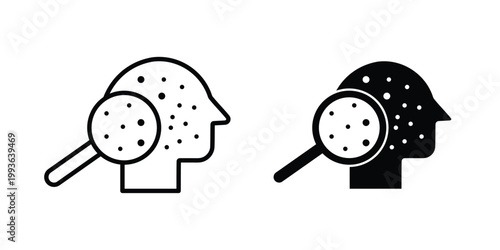 Pimple inflammation icon