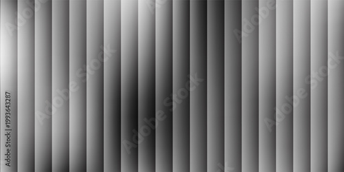 Texture of ribbed background. Silver gradient background of striped lines. Ribbed gray background. Metallic ribbed horizontal background.