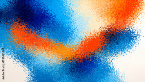 Vector An abstract interplay of colors creates a dynamic visual narrative, showcasing an artistic display.