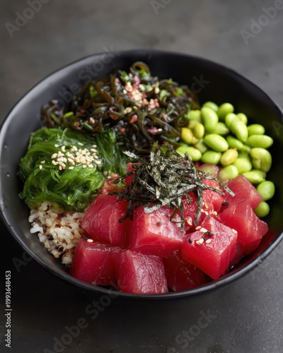 Fresh Poke Bowl With Tuna