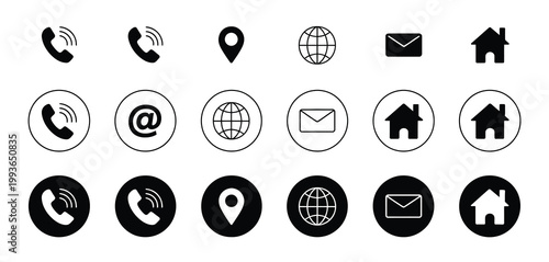 Web icon set featuring website set icon vector for computer and mobile, showcasing modern interface symbols ideal for apps, responsive websites