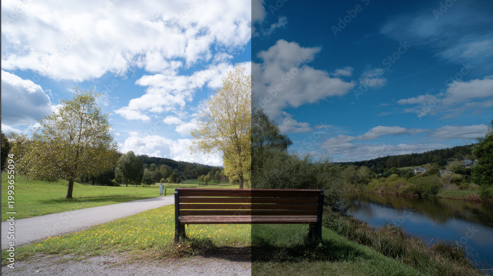 Fototapeta premium Before after template with comparison frames