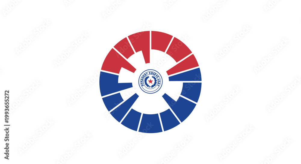 Obraz premium Colorful Circular Graphic Design Element.