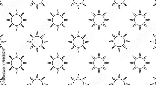 Seamless vector illustration set featuring a mechanical cogwheel gear mechanism blended into a floral wallpaper pattern for industrial engineering design