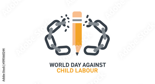 World Day Against Child Labour Logo.