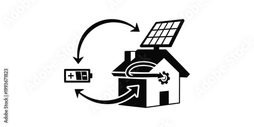 Sustainable home energy system utilizing solar power and battery storage