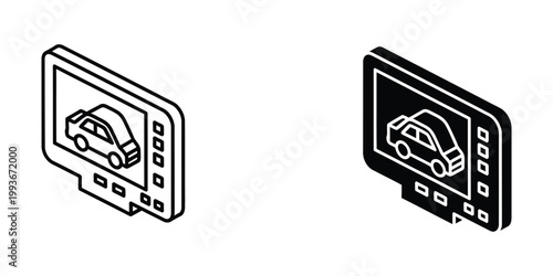 Comparison of active and inactive smartphone car tracking applications on screens