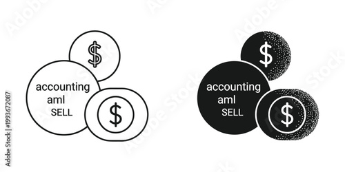 Venn diagram showing overlapping financial and compliance concepts