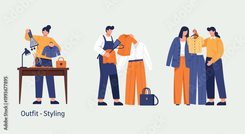 Fashion Design and Styling Process: From Sketch to Outfit Selection