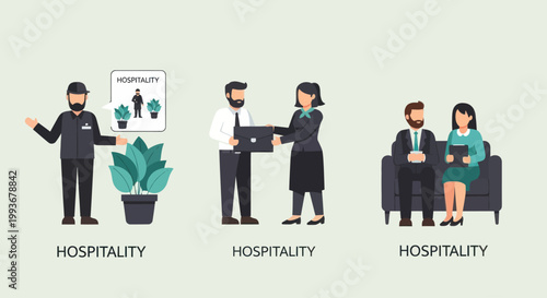 Hospitality Industry Concept: Service, Welcome, and Guest Experience