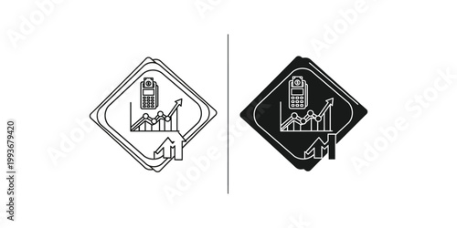 Contrast between traditional and modern financial or business tracking interfaces