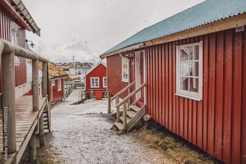 Lofoten islands in winter
