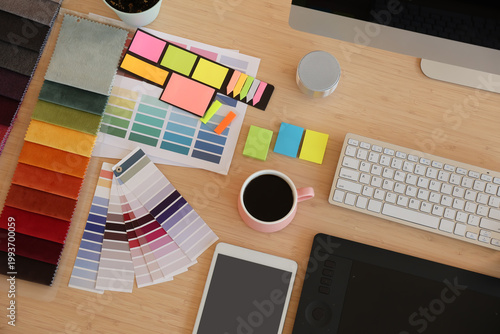 Interior designer's workpla...
