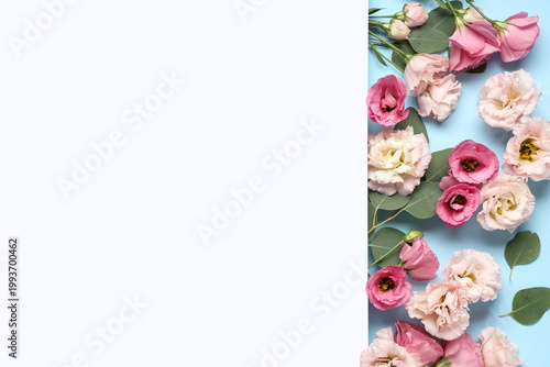 Paper sheet with beautiful ...