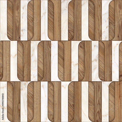 Billede på lærred Seamless Decorative Tiles
