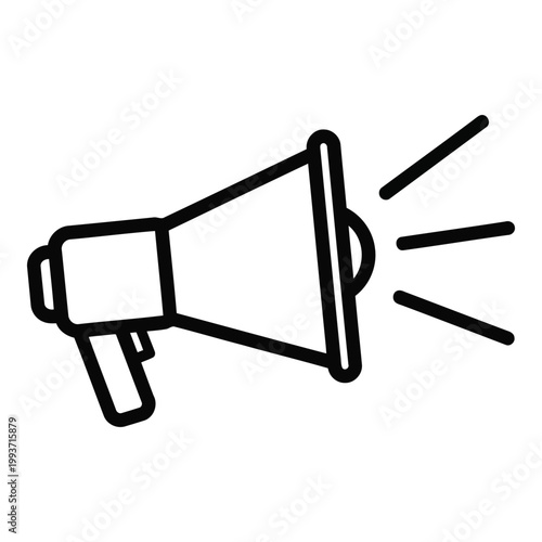 Megaphone Loudspeaker Communication Device.