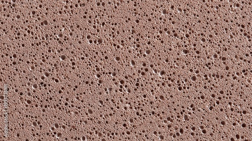 Porous foam surface showing bubble texture in closeup frame