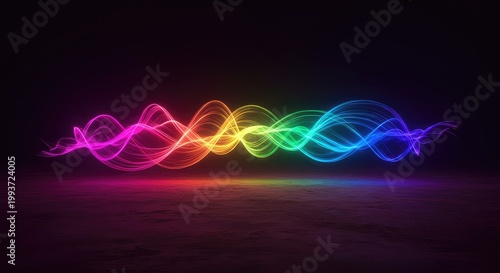 Abstract background featuring swirling, vibrant neon colors across a vast, empty expanse. A mesmerizing, futuristic, and high-energy design canvas, pattern, colorful, hallucination
