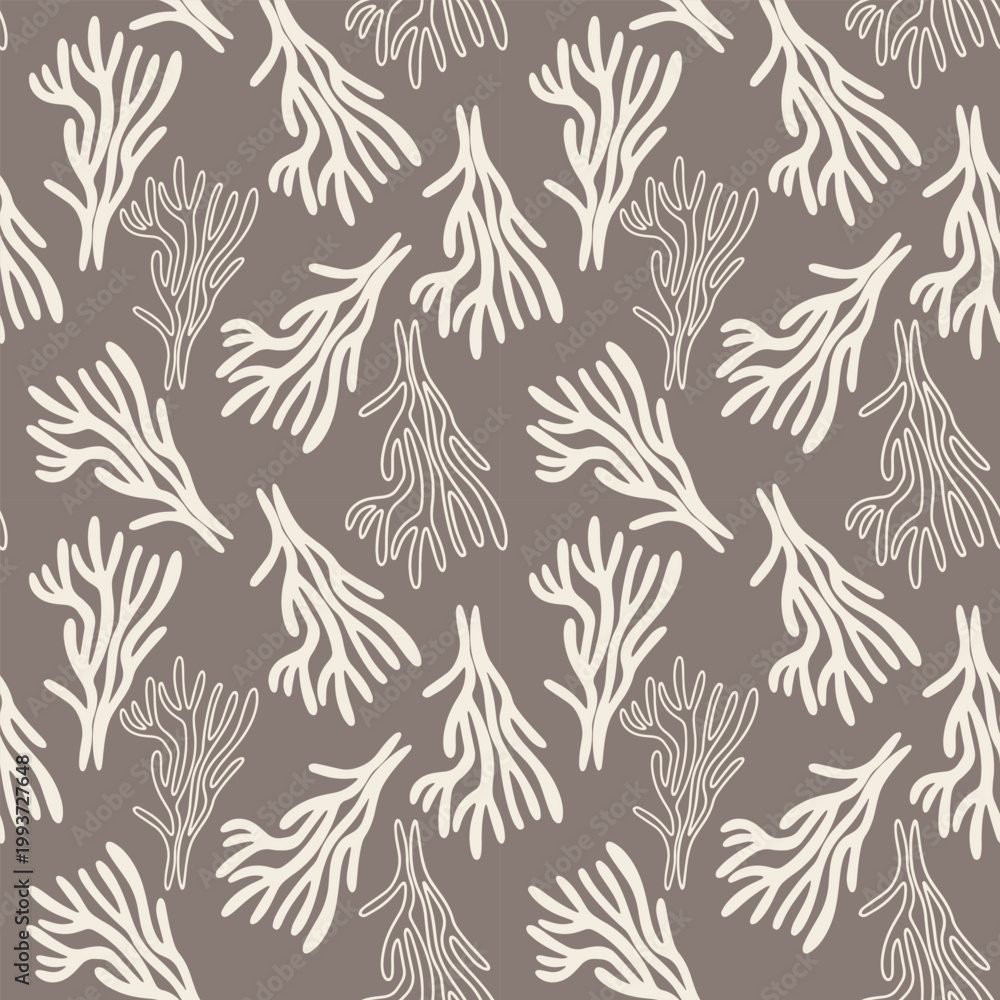 Fototapeta premium Sweet desserts and beverages seamless pattern illustration