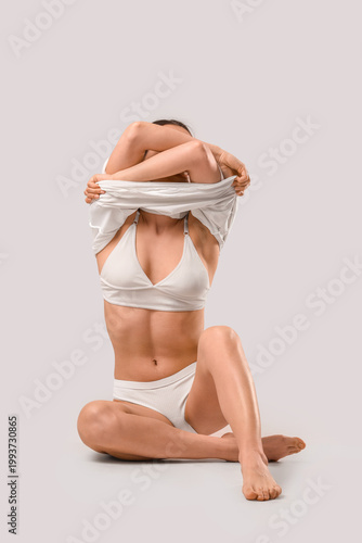 Pretty young woman in styli...