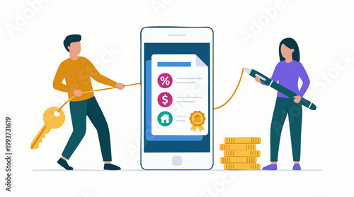 Digital Mortgage Loan Agreement and Online Real Estate Transaction