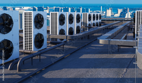 Rooftop HVAC maintenance, a...